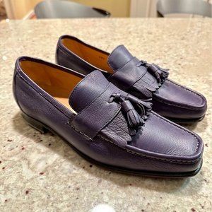 Mens Sutor Mantellassi Purple 100% Leather Shoes – Size: 8 US / 7 UK